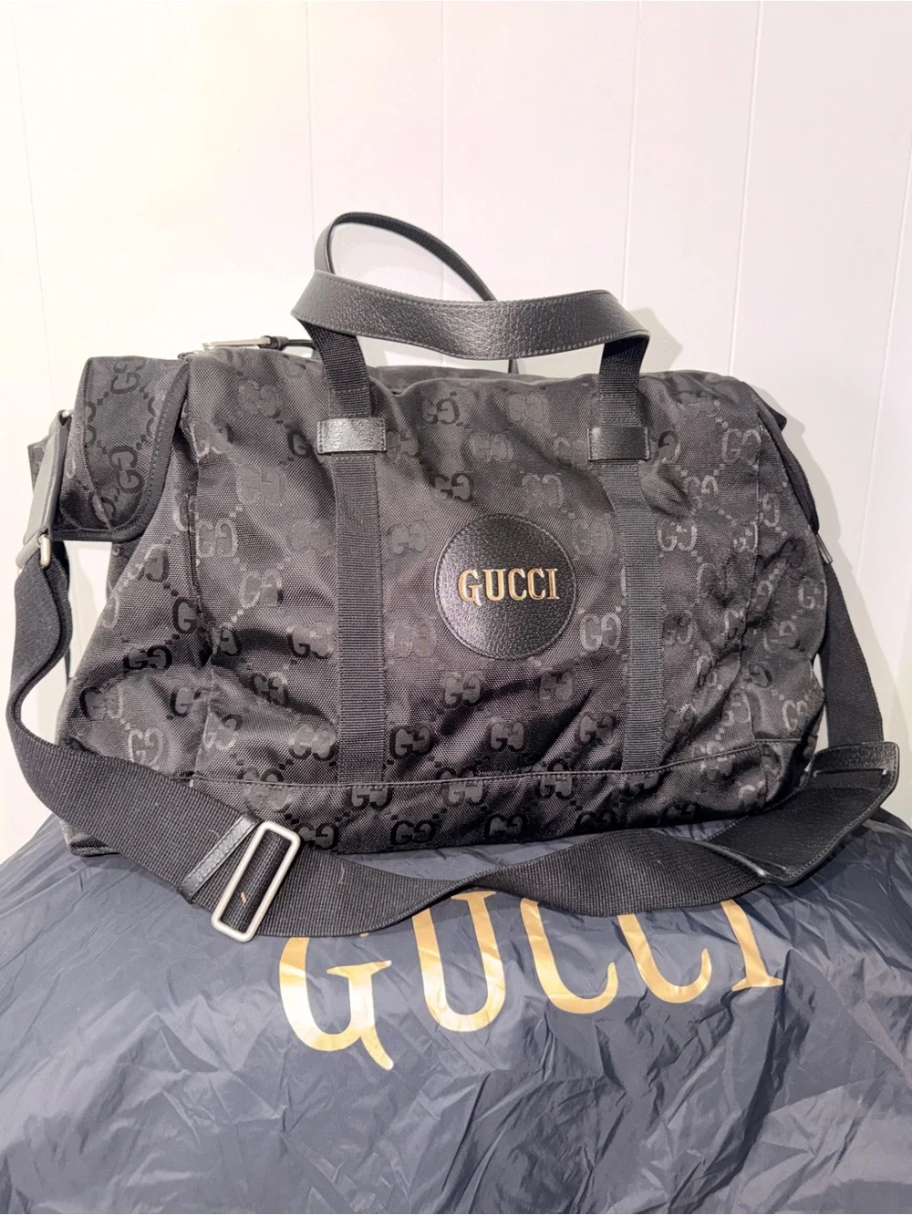 Gucci Black GG Canvas Weekend